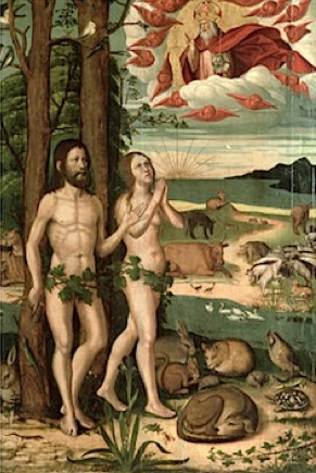 Adam & Eve in the garden