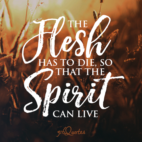 Flesh vs. Spirit